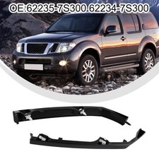 Kit coppia modanature fari design elegante riempimento inferiore per Nissan Armada