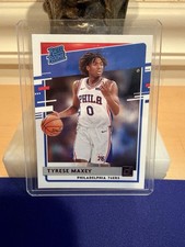 2020-21 Panini Donruss Rated Rookie Tyrese Maxey #211