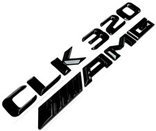 Mercedes Benz CLK320 AMG Schriftzug Embleme Aufkleber Badge Schwarz Glanz Auto Mercedes Benz CLK320 AMG Schriftzug Embleme Aufkleber Badge Schwarz Glanz Auto