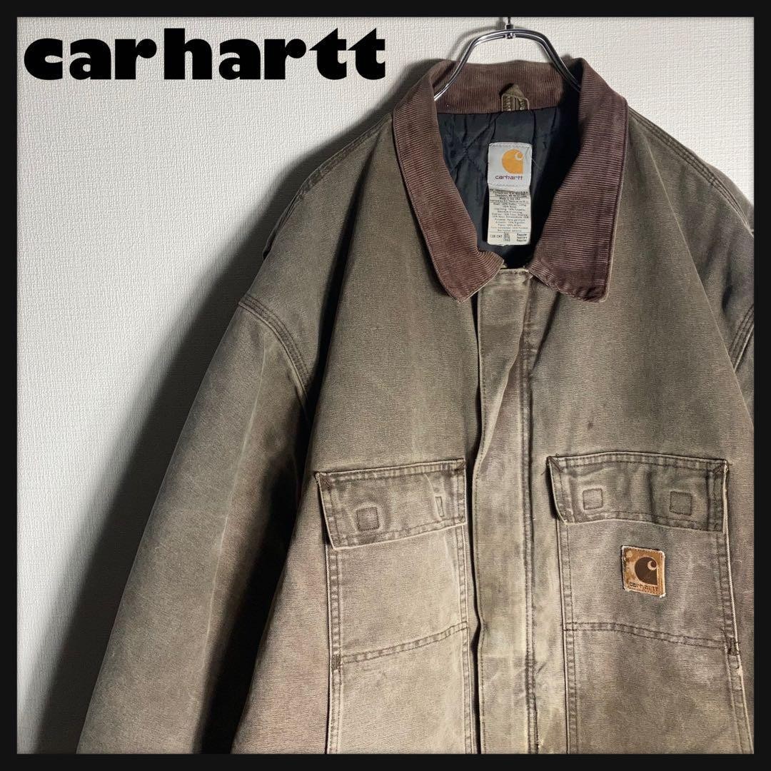 Carhartt Chore Coat 2 Brown Work Jacket Made in USA Used