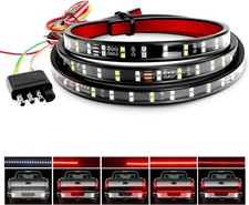 60" Truck Tailgate Light Bar Double Row LED Flexible Strip Running Turn Signal B