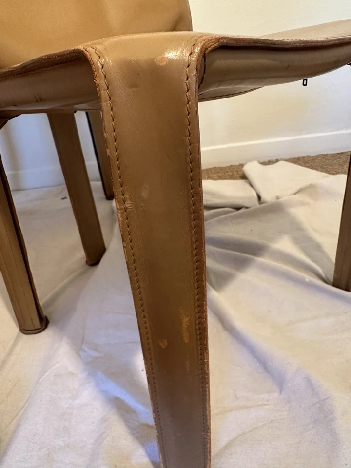 Vintage Cassina CAB chair by Mario Bellini- set of 2 - Image 3 of 4