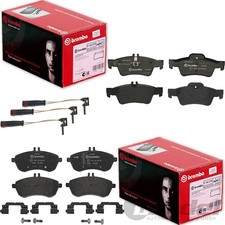 BREMBO BREMSBELAGSATZ SET VORNE+HINTEN passend f&uuml;r MERCEDES E-KLASSE W211
