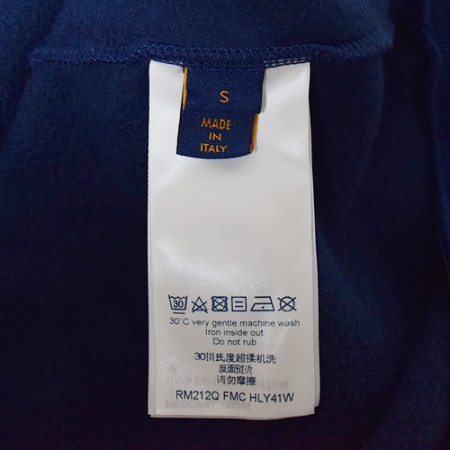 SALE LOUIS VUITTON LV stitch print embroidery RM202M Navy mens Apparel - Picture 7 of 9