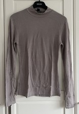 Beiges Langarmshirt von AMISU in Gr. S