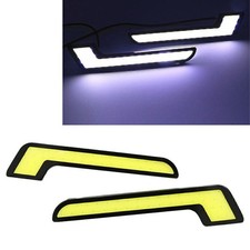 2pcs L Shape Cob White Led Light Car Daytime Running Driving Light Drl Lamp 12v 2pcs L Shape Cob White Led Light Car Daytime Running Driving Light Drl Lamp 12v