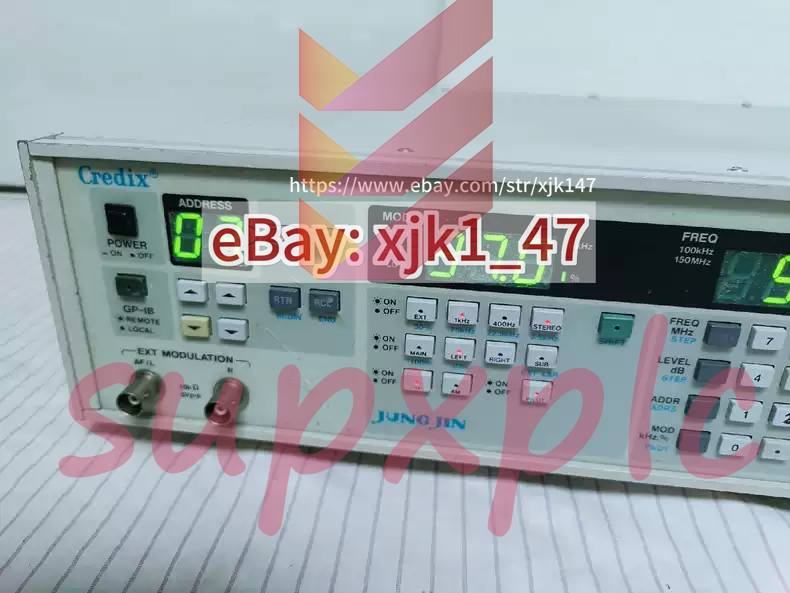 SG-1501 Credix/JUNG JIN FM STEREO/FM-AM SIGNAL GENERATOR 100KHZ