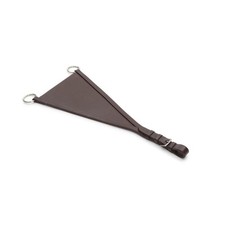 Leather Bib Martingale Attachment - Brown