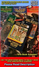 The Richard Blade Series by Jeffrey Lord (Select Book) Vintage Fantasy Books