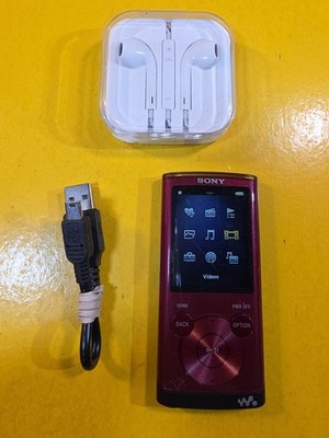 Sony Walkman NWZ-E353 4GB MP3 Red Maroon Digital Media Player