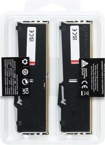 Kingston Fury Beast DDR5 RGB 16GB (2x8GB) 5200MT/s DDR5 CL40 DIMM Desktop Gaming - Picture 4 of 5