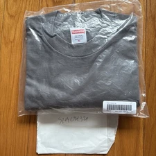 New FW23 Supreme Fight for NY Tee T-Shirt Charcoal Grey Gray Size XL In Hand