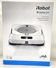 iRobot Braava Jet m6  m6110  Wi-Fi Connected Robot Mop  White  Factory Sealed