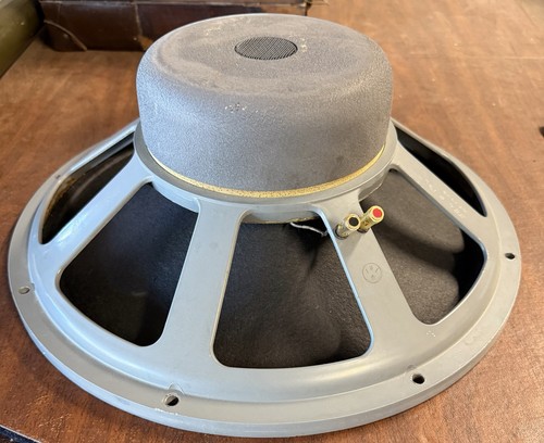 Vintage JBL D130 15” Alnico Speaker Gray Frame - Reconed Works Tested 4ohm