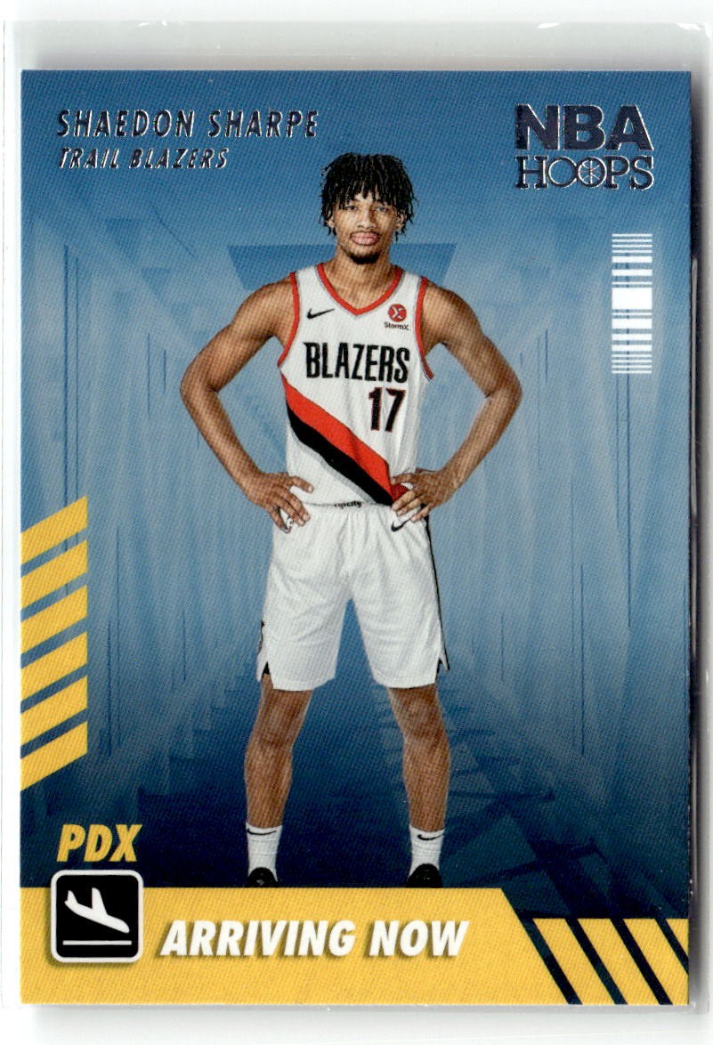 2022-23 Hoops #7 Shaedon Sharpe Arriving Now