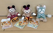 Tokyo Disney Sea Halloween 2015 Duffy Shelliemay Gelatoni Plush Set NEW Japan