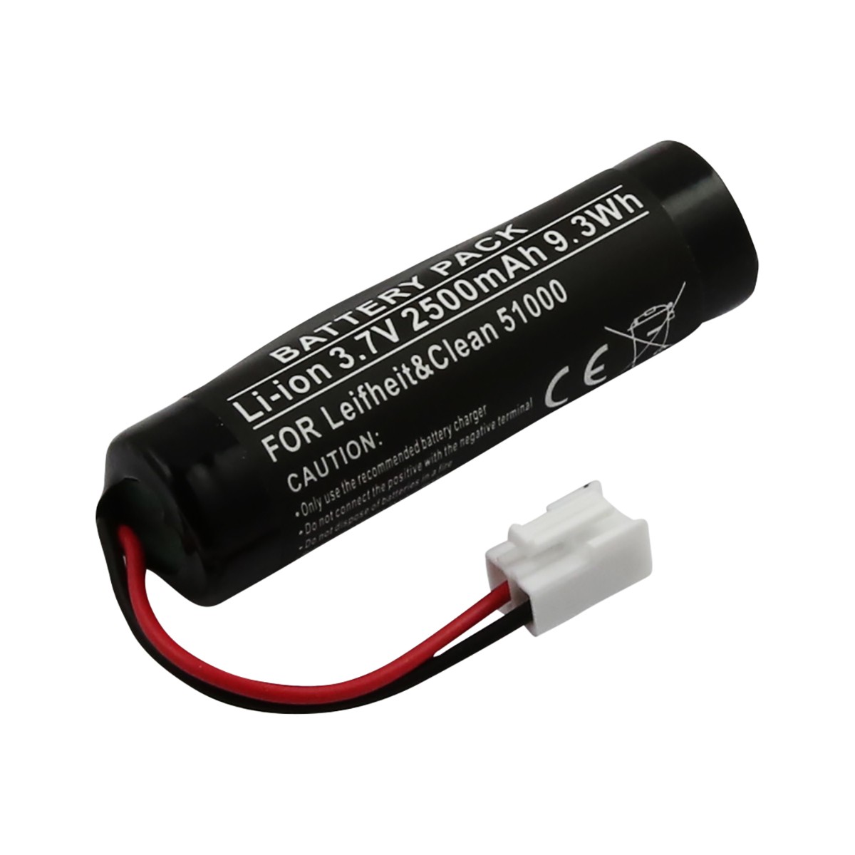Batterie 3,7V 2500mAh pour aspirateur lave-vitre Leifheit Dry and Clean 51000