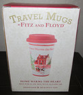 Fitz and Floyd 12oz Travel Mugs - Home Warms The Heart Mug - NEW IN BOX #49-329 — photo 4