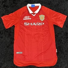 Manchester United 99/00 Home Roy Keane Soccer Jersey