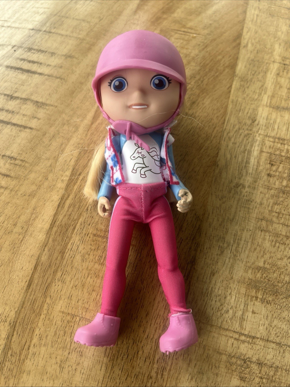 Breyer Piper 6&rdquo; Doll With Helmet Pony Tails Posable Replac