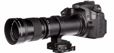 Teleobjektiv 420-800 mm für Canon EOS SLR DSLR EOS 400D 450D 300D 350D wie NEU