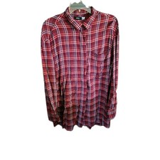 URBAN OUTFITTERS BDG Plaid Button Down Tunic Shirt Size L