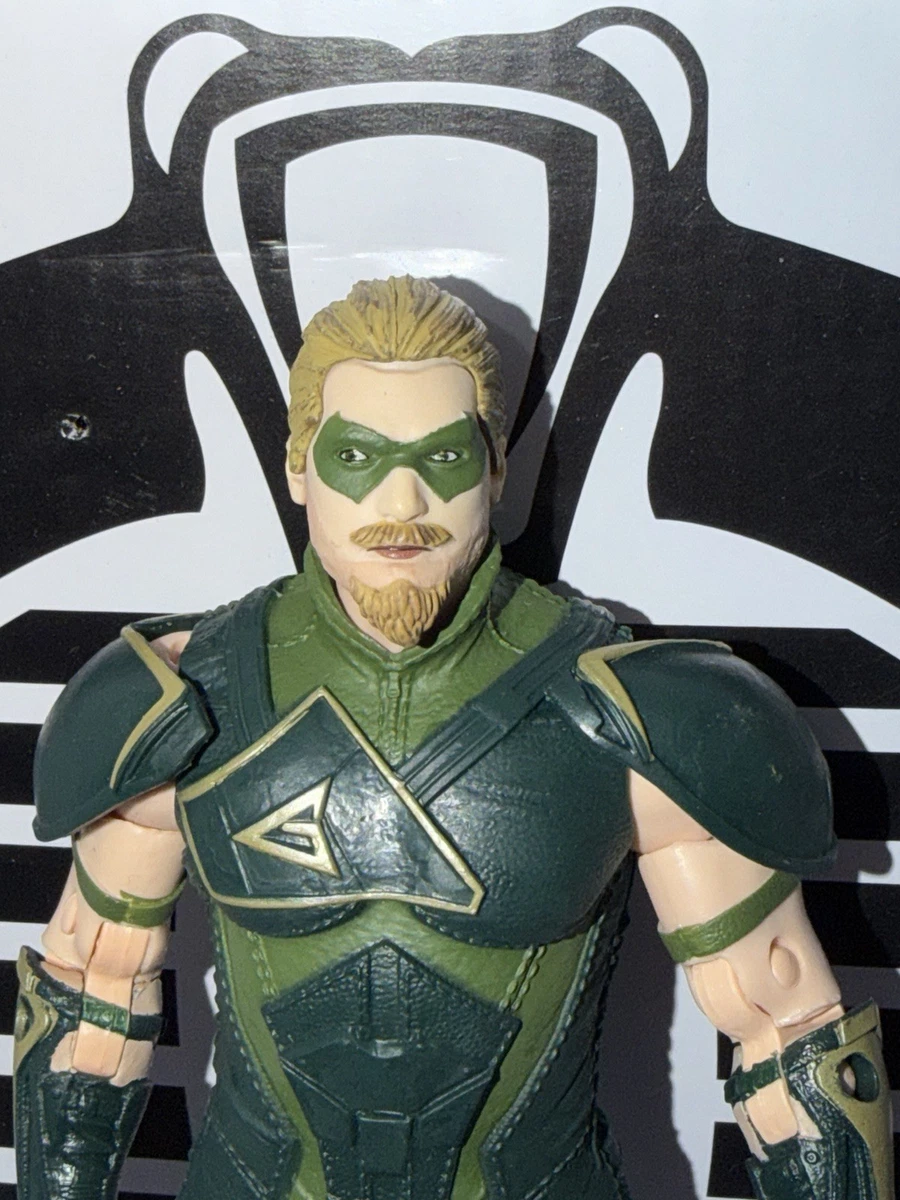 DC MCFARLANE MULTIVERSE GREEN ARROW INJUSTICE 2 & THE ATOM PAGE PUNCHER! LOOSE
