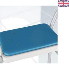 Lightweight Height Adjustable Shower Stool with Padded Seat - Ideal for Safety