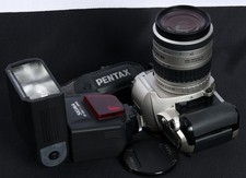 Pentax MZ L 35mm Film AF SLR c/w smc Pentax FA 28-80mm Lens  EF-530DG Super Kit