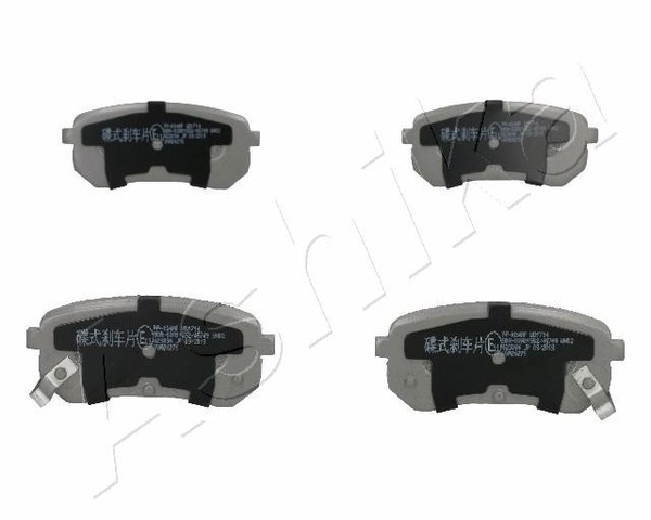 Ashika 51-0K-004 Bremsbelagsatz, Scheibenbremse For Hyundai KIA-image