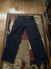 ONI DENIM 222-NEP 13.7OZ NEP DENIM SUPER WIDE STRAIGHT JEANS