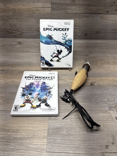 Epic Mickey 1 &2 Power Of Two Paint Brush Controller Tested