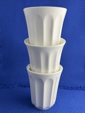 Hotel Chocolat White Handleless British Cocoa Cups By Andrew Wicks SET OF 3
