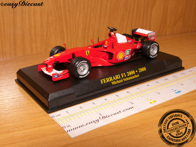 ミニカー Ferrari  F 1-2000 M.Schumacher MICHAEL SCHUMACHER COLLECTION 1:43 FERRARI F1 2000 WINNER