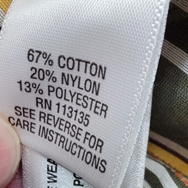 Camisa Top Blusa Breckenridge Mujer Talla 1X Multicolor Rayas NUEVA Foto 3 de 4