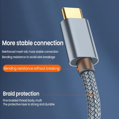 USB Type-C to USB B 2.0 Printer Cable Scanner Laptop; Lot New S5 L0J E5 E7 2025 - Picture 4 of 17