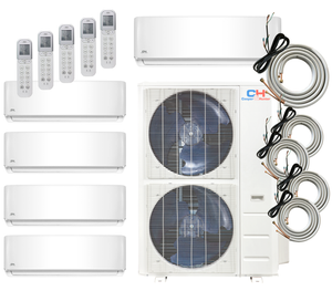 5 zone ductless mini split