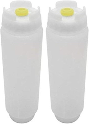 - 16 Oz Squeeze Plastic Bottle for Kitchen (2-Pack)