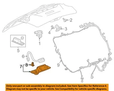 GM OEM 18-23 Terrain Lift Gate Lock Hardware-Handle, Outside 84123461