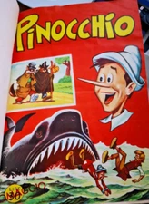 1964 PINOCCHIO EMPIRE ALBUM COMPLETE WITH LEATHER BOUND