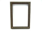 Antique Old Bronze Metal Decorative Rectangular Portrait Picture Frame Used