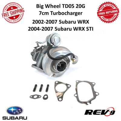 REV9 Big Wheel TD06 20G 8cm Turbocharger for 02-07 Subaru WRX (EJ20) STI (EJ25)