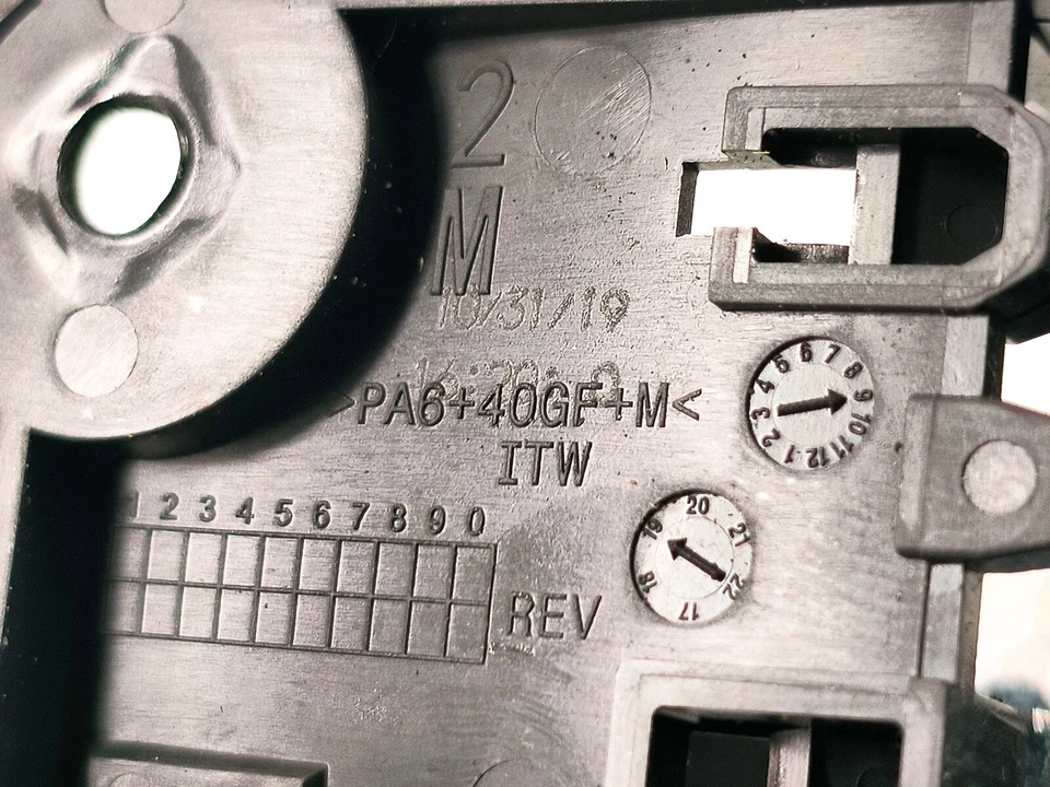 13-20 NISSAN PATHFINDER DELANTERO IZQUIERDO LADO DEL CONDUCTOR INTERIOR MANIJA DE PUERTA BISEL OEM Foto 3 de 3