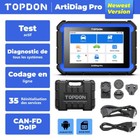Topdon Artidiag PRO Appareil de diagnostic automobile OBD2 Scanner TOUT SYSTEME