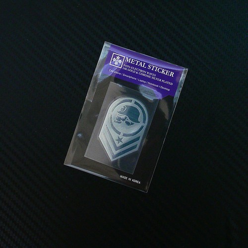 Adesivo decalcomania metallo logo Mulisha cromato (argento) - Foto 2 di 6