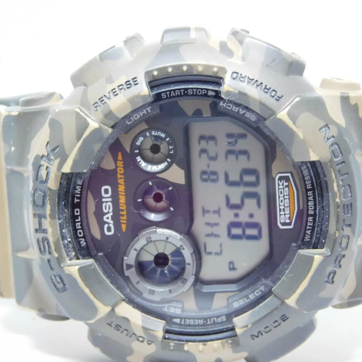 Casio G-Shock 3427 GD-120CM Camouflage Illuminator Men's Watch New Battery
