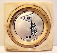 WESERS SMILE Ad-Vu Tray. Made in U.S.A. Circa 1965. Americana Item