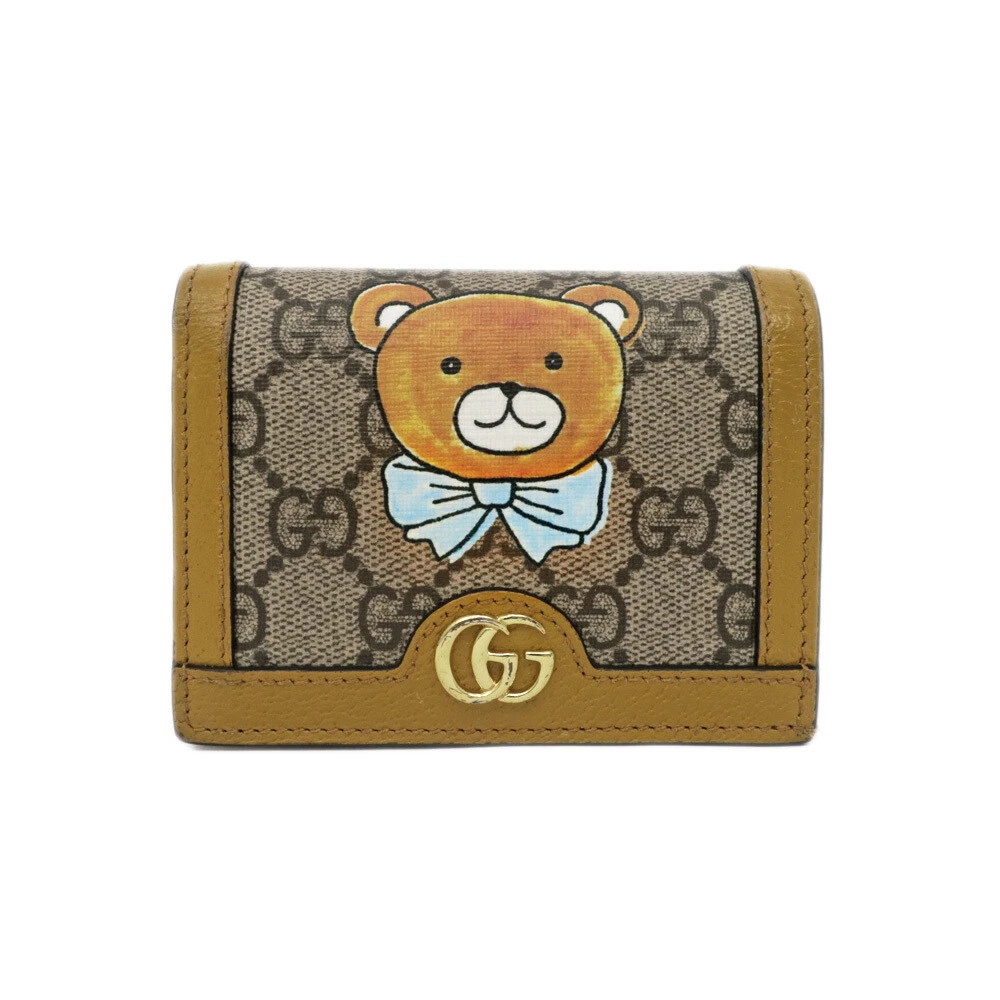 Portefeuille pliant Gucci GG Supreme 660510 EXO Kai portefeuille collaboration femmes