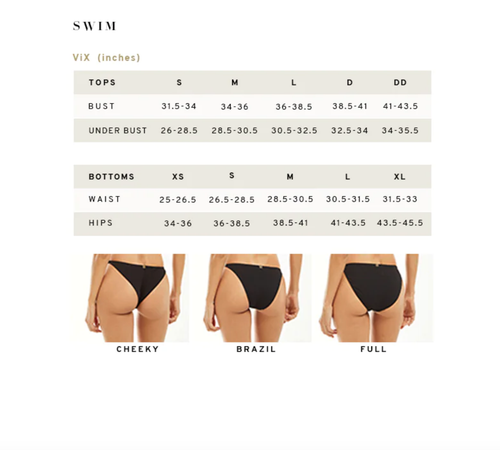 TRAJES DE BAÑO VIX NEGRO DETALLE GI CORTE DESCARADO PARTE INFERIOR DE BIKINI (L) NUEVO CON ETIQUETAS $116 - Imagen 5 de 6
