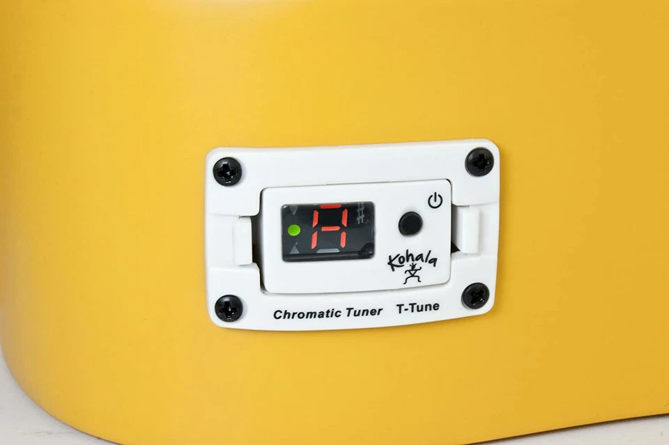 Kohala TIKI Concert 4-String Ukulele Red- with tuner - Red Uke - Image 2 of 3